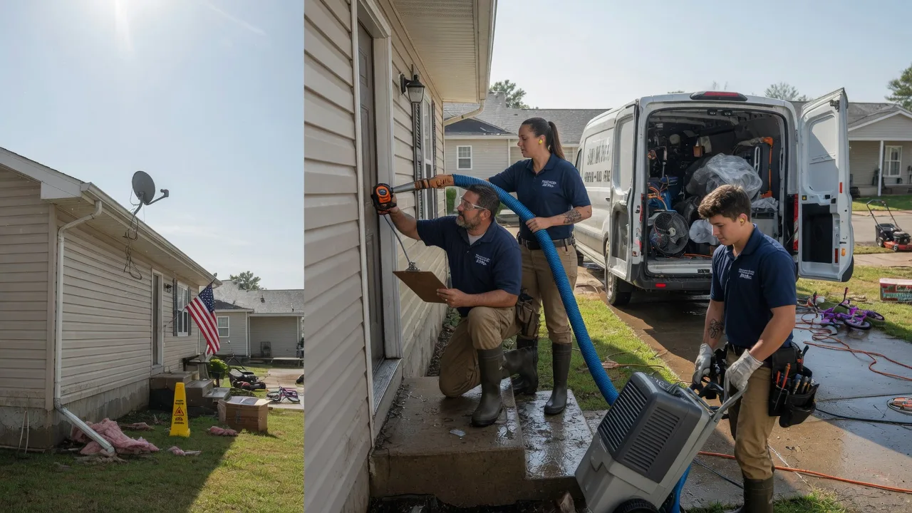 Ceiling Water Damage Restoration in Sterling, PA near me